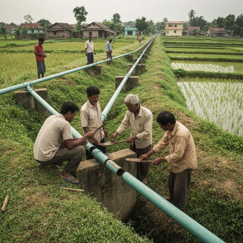 Perbaikan Sistem Irigasi Sawah Sektor 3